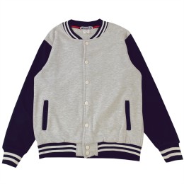 Design gray hit black sweater, custom printed logo long sleeves, baseball uniforms for autumn and winter, overalls jackets, couples sportswear, student class uniforms SKBJ019 Design gray hit black sweater, custom printed logo long sleeves, baseball uniforms for autumn and winter, overalls jackets, couples sportswear, student class uniforms SKBJ019